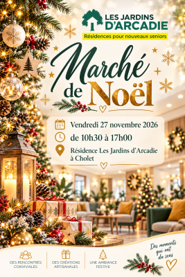 Marché de Noël aux Jardins d’Arcadie